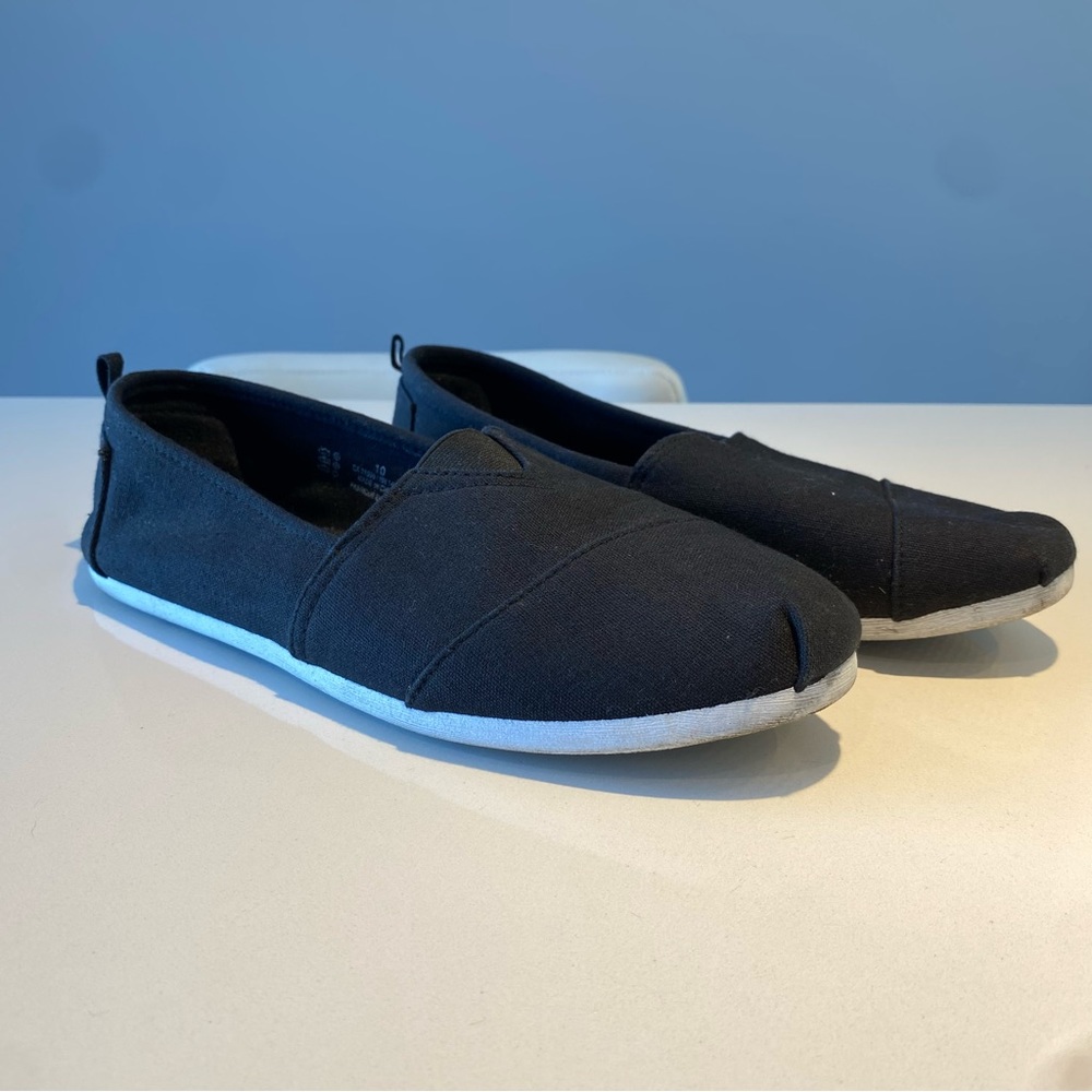 🛍️ 4 for 20$ - Fabric Loafers / Black / 10